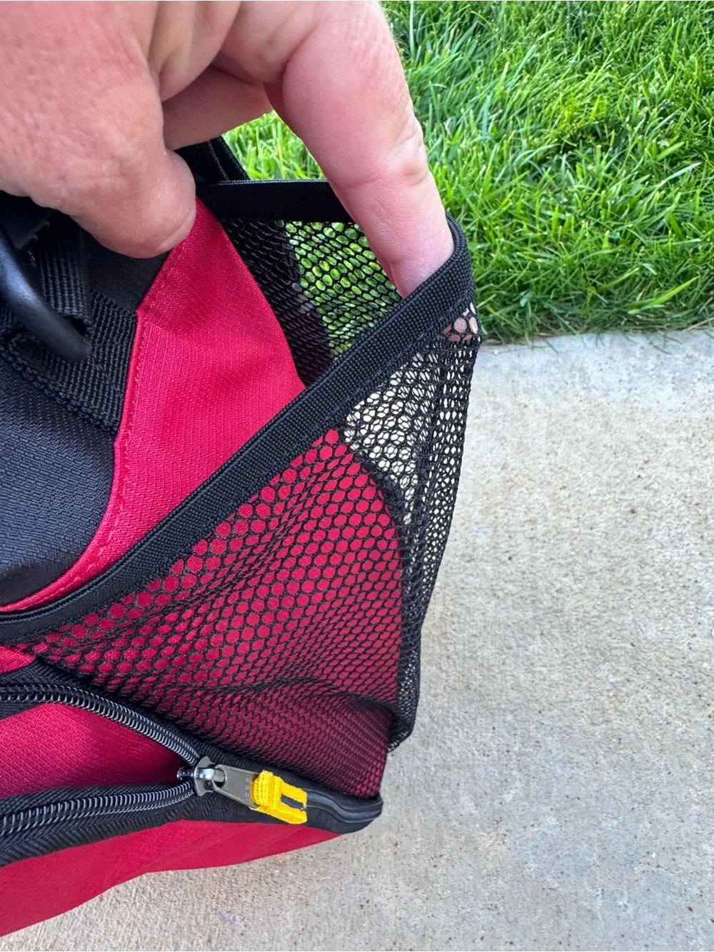 Mountainsmith Red K9 Cube with Front & Back Pocket